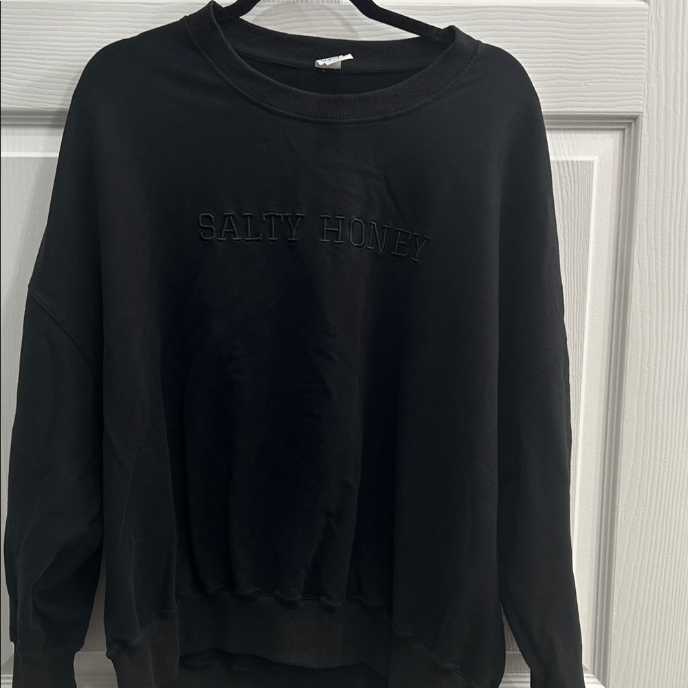 Salty Honey Black Sweatshirt
